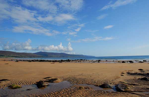 Things to do in Sutherland - Brora beach looking towards Loth