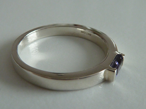 Hebridean Jewellery Iolite Silver Ring