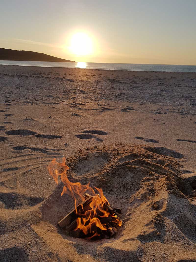 Things to do in Harris - Sunset at Scarista beach