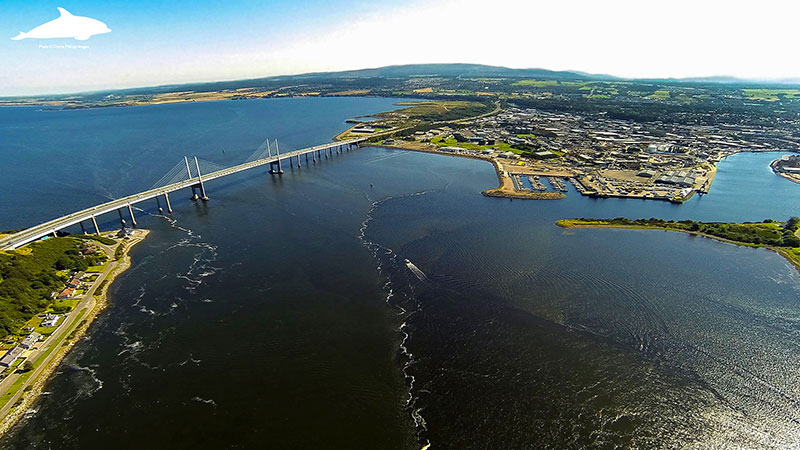 Aerial view of Beauly Firth