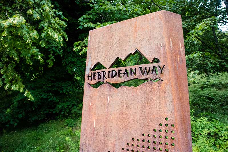 The end point of the Hebridean Way walking route in Stornoway - Solo walking the Hebridean Way, photo by Kathi Kamleitner