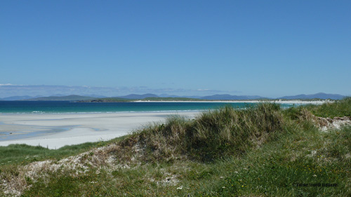 Summer - best time to visit Scotland - Clachan Sands, North Uist